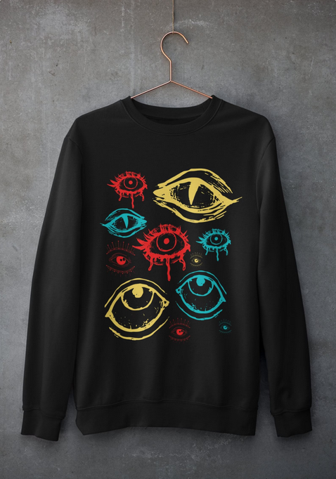 Clowncore Eyes Sweatshirt