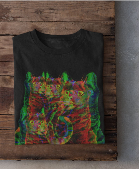 Psychedelic Cats Shirt