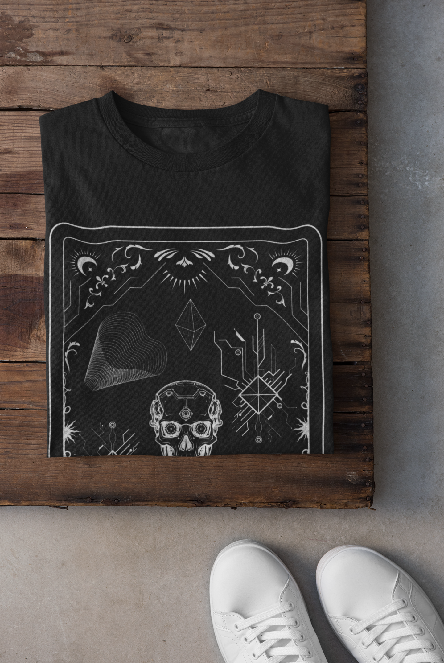 Cyberpunk Tarot Card Shirt